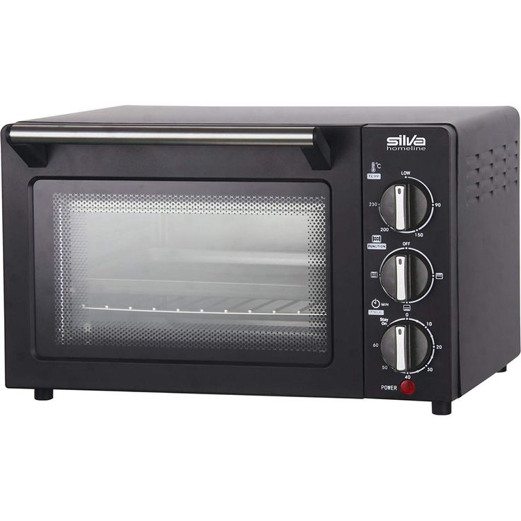 Silva Homeline MB 1400 Minibackofen, 1200 Watt, 14 l, regelbar bis zu 230 Grad, großes Sichtfenster, Ober-& Unterhitze, inkl. Backblech und Grillrost, 14 liters, schwarz – Bild 2