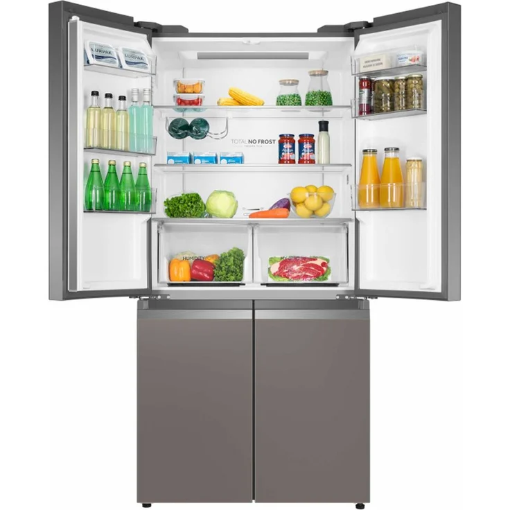 Haier HTF-540DGG7 Side-by-Side-Kühlschrank, freistehend, silber, NoFrost, 0-Grad-Zone, Schnellkühlen und -gefrieren, LED, Breite 90.8 cm, Energieklasse F – Bild 10