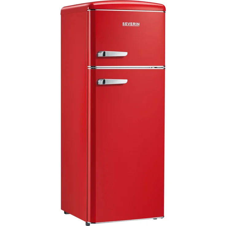 Severin RKG 8930 Kühl-Gefrierkombination, freistehend, rot, LED, Breite 55 cm, Energieklasse E – Bild 8
