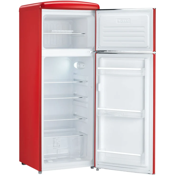 Severin RKG 8930 Kühl-Gefrierkombination, freistehend, rot, LED, Breite 55 cm, Energieklasse E – Bild 9