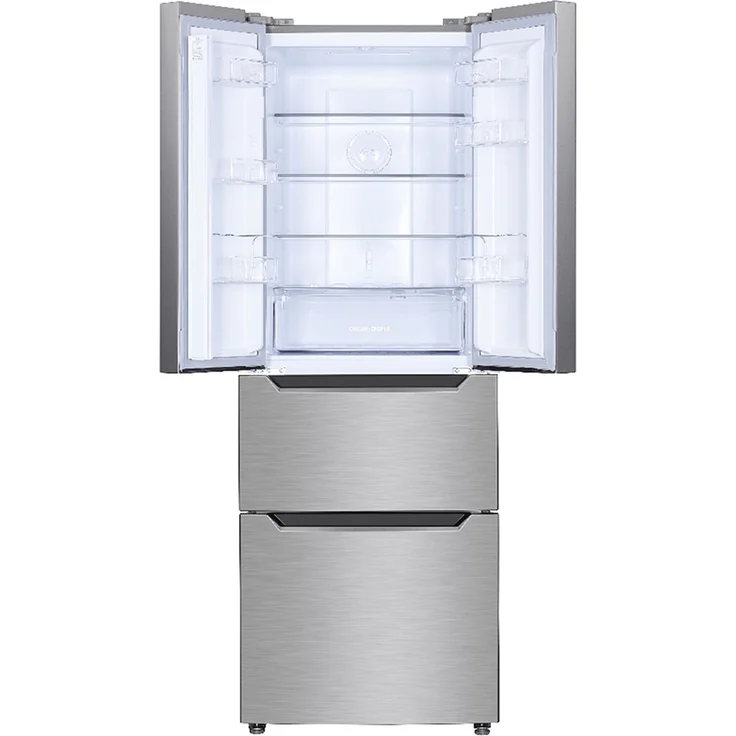 Wolkenstein FD351.4 NF IX French-Door-Kühlschrank, freistehend, silber, NoFrost, Schnellgefrieren, LED, Breite 63.5 cm, Energieklasse E – Bild 4