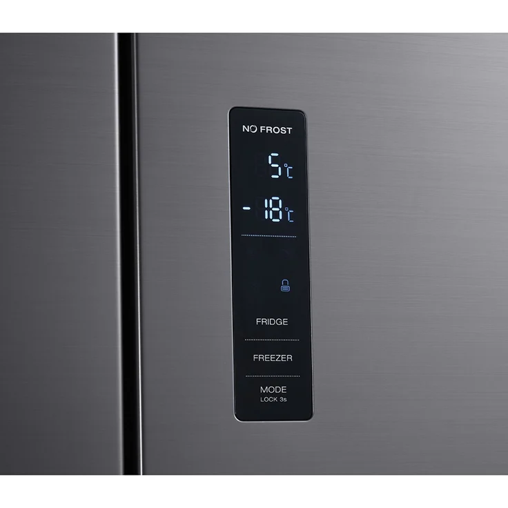 Wolkenstein FD351.4 NF IX French-Door-Kühlschrank, freistehend, silber, NoFrost, Schnellgefrieren, LED, Breite 63.5 cm, Energieklasse E – Bild 9
