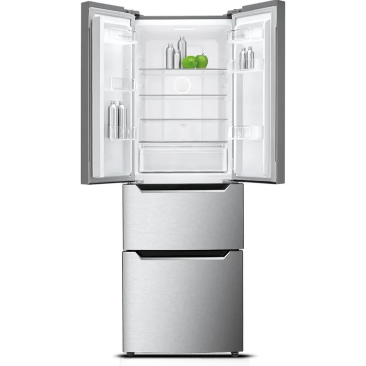 Wolkenstein FD351.4 NF IX French-Door-Kühlschrank, freistehend, silber, NoFrost, Schnellgefrieren, LED, Breite 63.5 cm, Energieklasse E – Bild 11