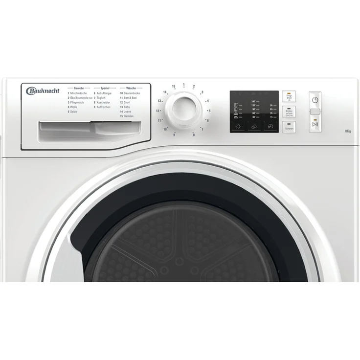 Bauknecht T Soft CM10 8BWK DE, Kondenstrockner, B, Fassungsvermögen 8 kg, Standgerät, Breite 59,5 cm, Wäschetrockner mit Automatik, Startzeitvorwahl – Bild 10