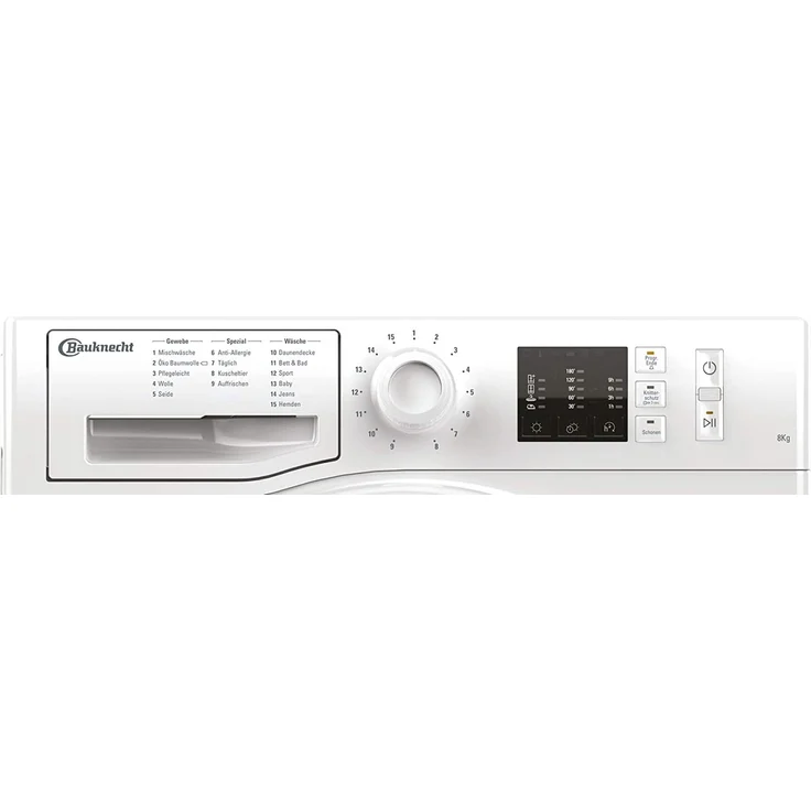 Bauknecht T Soft CM10 8BWK DE, Kondenstrockner, B, Fassungsvermögen 8 kg, Standgerät, Breite 59,5 cm, Wäschetrockner mit Automatik, Startzeitvorwahl – Bild 7