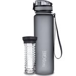 Trinkflasche Wasserflasche Fruchteinsatz 1L - BPA-Frei uberBottle 720 DGREE stone gray