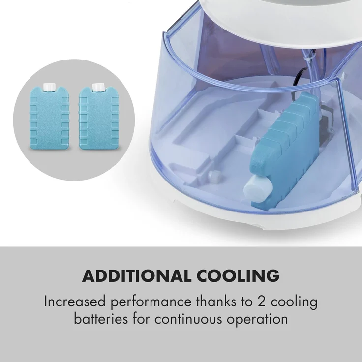 Klarstein Skyscraper Ice weiß 4-in-1 Ventilator Luftkühler Luftbefeuchter 6 l | 30 W | Fernbedienung – Bild 3