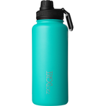 720 DGREE Trinkflasche Edelstahl 530ml Thermo mit gratis Sportdeckel noLimit crystal turquoise