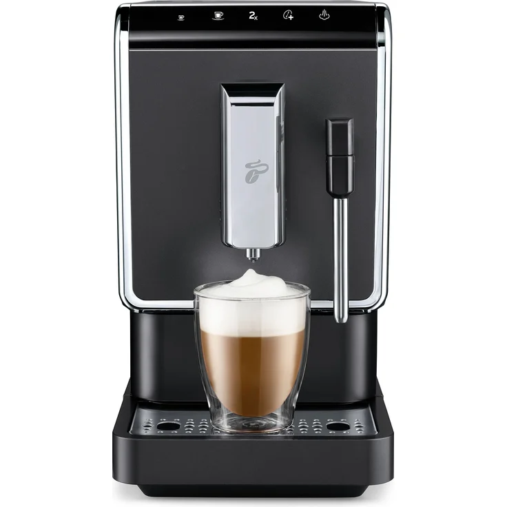 Tchibo Kaffeevollautomat Esperto Latte für Caffè Crema, Espresso, Cappuccino und Milchschaum, Anthrazit – Bild 2