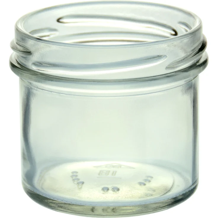 50er Set Sturzglas 125 ml Marmeladenglas Einweckglas To 66 schwarzer Deckel incl. Rezeptheft – Bild 2
