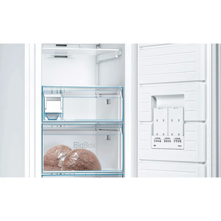 Bosch GSN51DWDP Serie 6 Gefrierschrank, freistehend, weiß, NoFrost, LED, Breite 70 cm, Energieklasse D – Bild 9