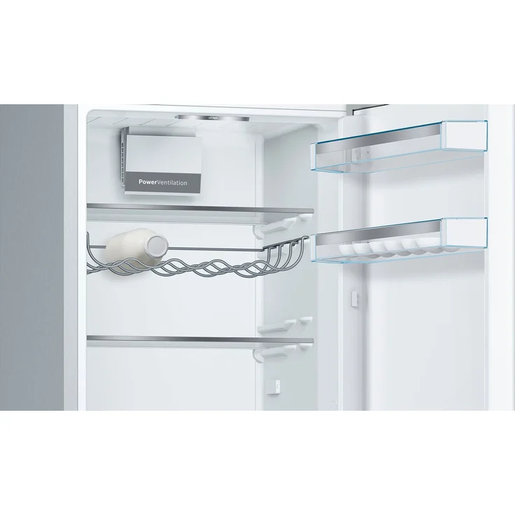 Bosch KGE36ALCA Serie 6 Kühl-Gefrierkombination, freistehend, edelstahl, LED, Schnellgefrieren, Breite 60 cm – Bild 4