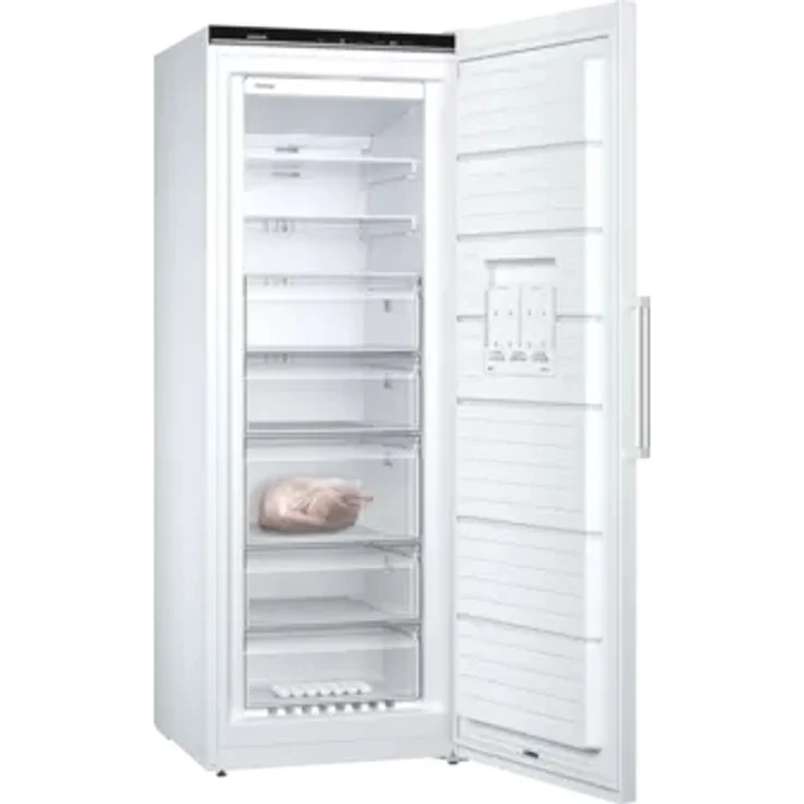 Siemens GS58NDWDP Gefrierschrank, freistehend, weiß, NoFrost, Schnellgefrieren, LED, Breite 70 cm, Energieklasse D – Bild 10