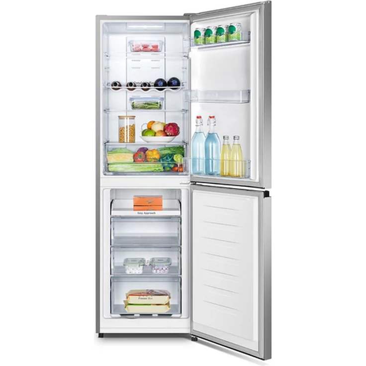 Hisense RB327N4AD2 F Kühl-Gefrierkombination, freistehend, silber, NoFrost, LED, Breite 55 cm – Bild 7
