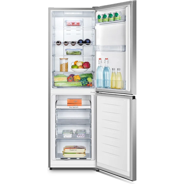 Hisense RB327N4AD2 F Kühl-Gefrierkombination, freistehend, silber, NoFrost, LED, Breite 55 cm – Bild 9