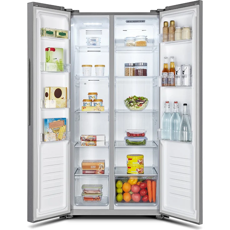 PKM SBSIX Side-by-Side-Kühlschrank, freistehend, inox, Breite 83.2 cm – Bild 3