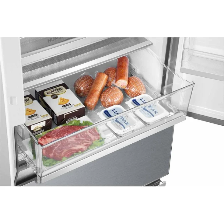 Haier HB20FPAAA French-Door-Kühlschrank, freistehend, silber, Total NoFrost, Energieklasse E – Bild 12