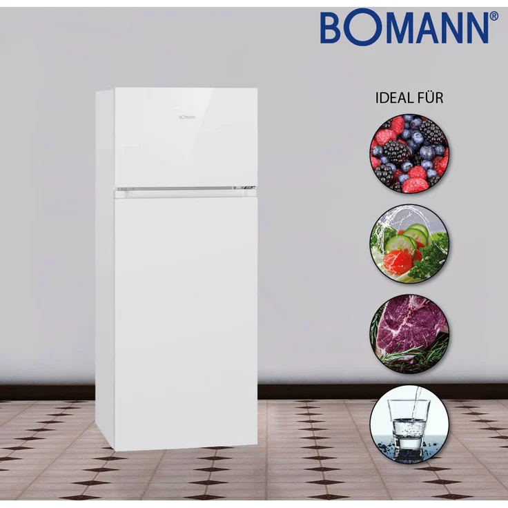Bomann DT 7318.1 Kühl-Gefrierkombination, Breite 55 cm, Energieklasse E – Bild 3