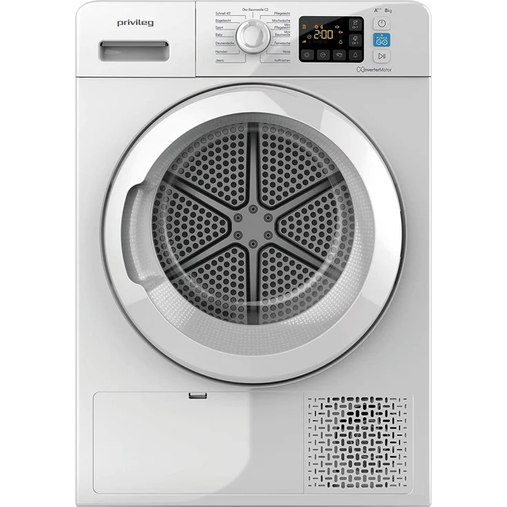 Privileg PWCT M11 83 X DE, Wärmepumpentrockner, A+++, Fassungsvermögen 8 kg, Standgerät, Breite 59,5 cm, Wäschetrockner mit Automatik – Bild 4