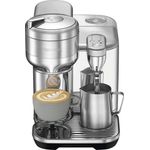 Nespresso Kapselmaschine SVE850 the Vertuo Creatista, Edelstahldesign mit integriertem Milchaufschäumer
