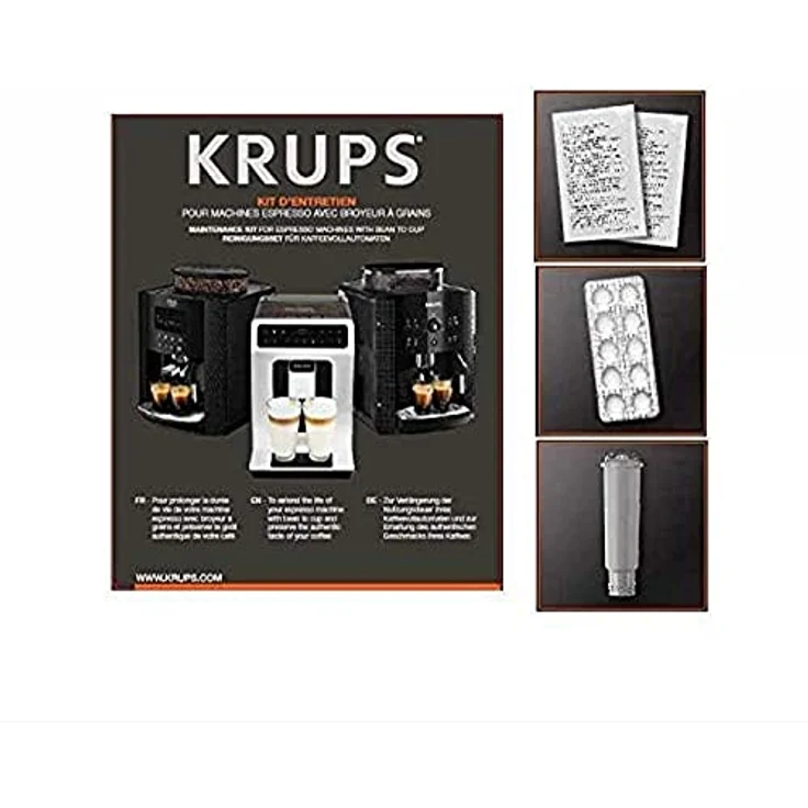 Krups XS5300 Reinigungs- und Pflegeset für Kaffeevollautomaten, Materialmix – Bild 2