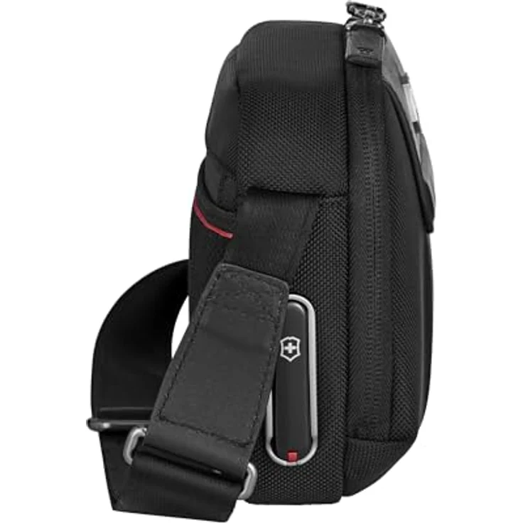 Victorinox Architecture Urban2, Compact Crossbody Bag, 2L Volumen, Nylon und Leder, schwarz – Bild 5