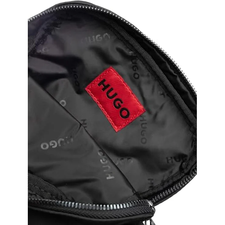 Hugo Quantic Mini Bag, Umhängetasche aus 100% Polyester, schwarz, 15 cm x 5 cm x 20 cm – Bild 4