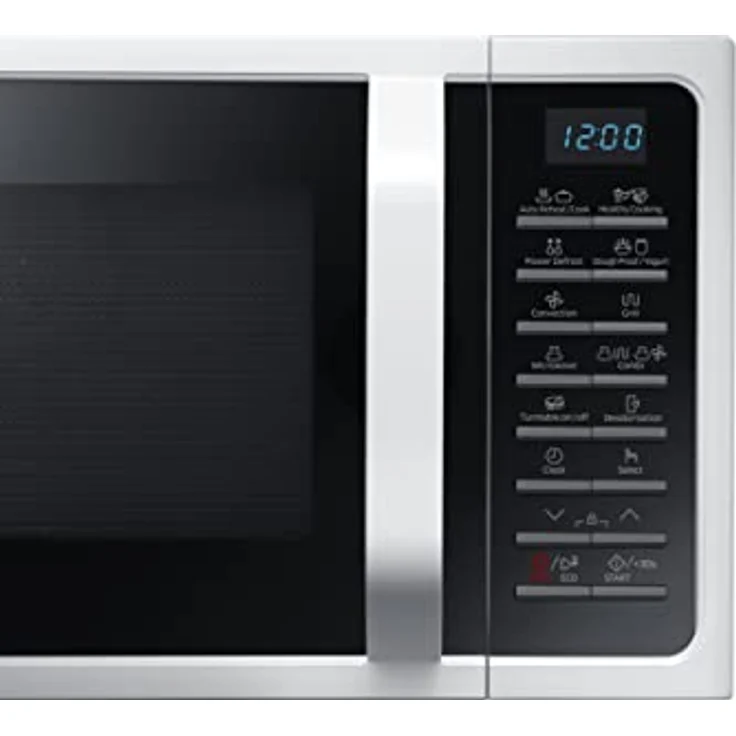 Samsung Kombinierter Mikrowellenofen SmartOven MC2BH5015AW/ET, belüftetes Kochen, Fresh Menu, Mikrowelle + Grill 900 W + 1500 W, 28 l, 52 l x 31 h x 47p cm, Weiß – Bild 5