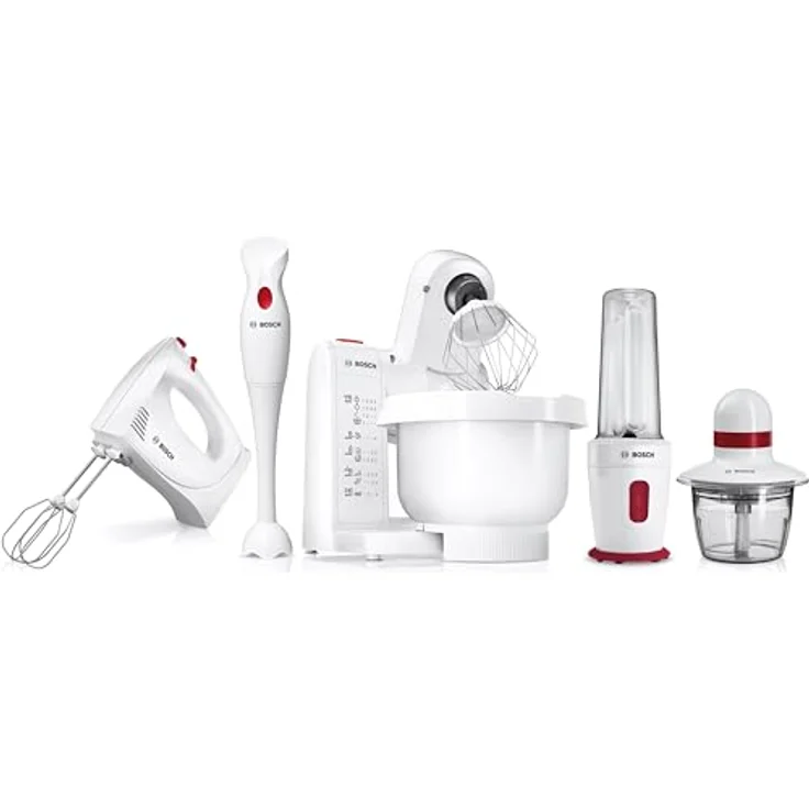Bosch MSMP1000 Pürierstab, 350 W, Kunststoff, 2 Klingen, weiß – Bild 3
