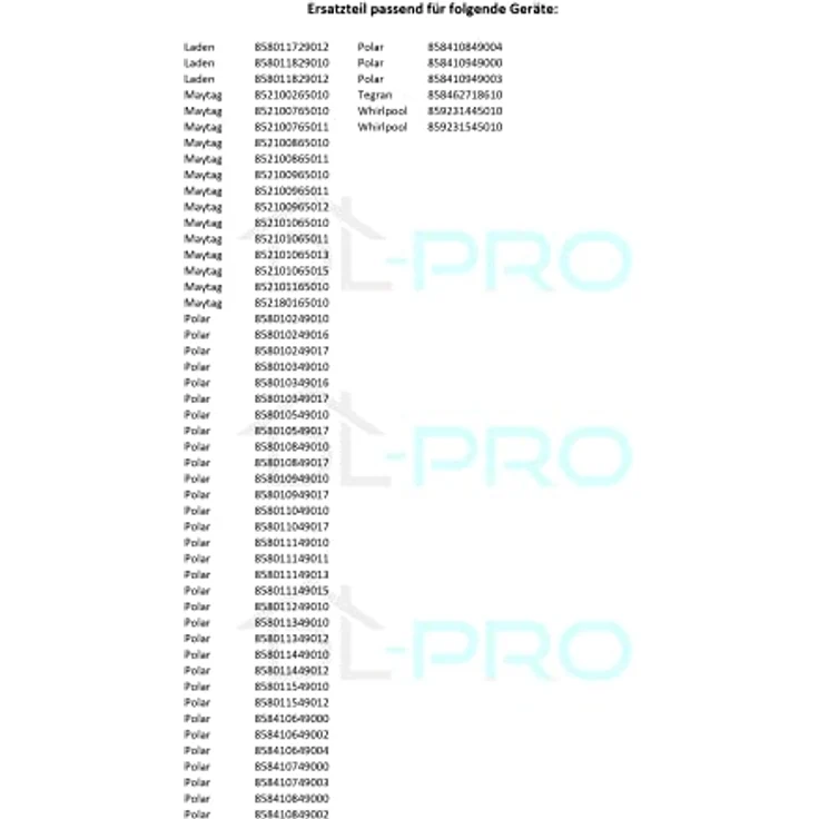 DL-pro Tastenkappe für Whirlpool Bauknecht 481071425531 Indesit C00343986, 66x41x19mm, weißer Reset Startknopf für Waschmaschinen WAE WAK WAG AWS WCM WM WMC AWM WA HDW – Bild 5