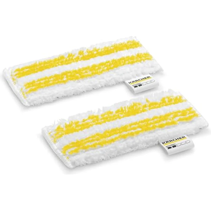 Kärcher Tuchset für flexible Handdüse (2.863-343.0), Hochwertiges Feinstfasertuch, Komfortables Klettsystem, Lasche am Tuch, blau – Bild 1