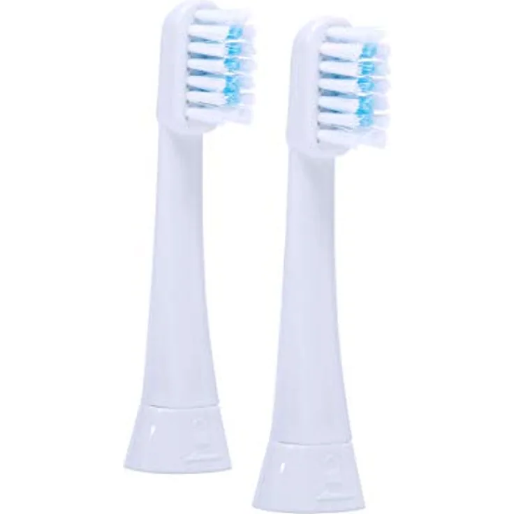 Megasonex flat medium, für Megasonex Ultraschallzahnbürsten, 2er-Pack