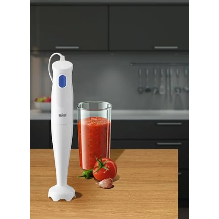 Braun Stabmixer MQ10.001PWH, mit Messbecher 600 ml, EasyTwist-System, Splash Control-Technologie, 5 Jahre Garantie, leicht – Bild 5