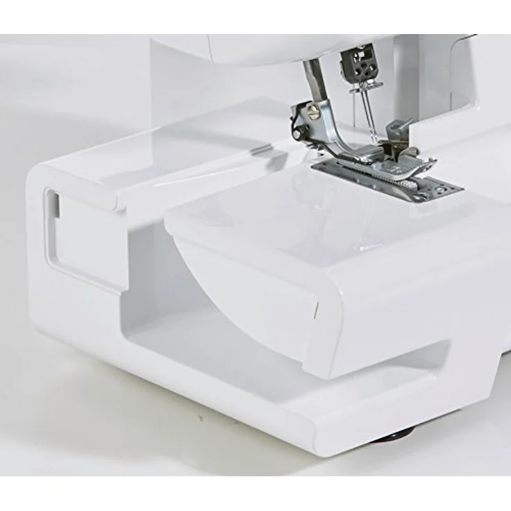 Brother M343D  Differentialtransport Nählicht Nadeleinfädler Overlock-Nähmaschine, weiß – Bild 5