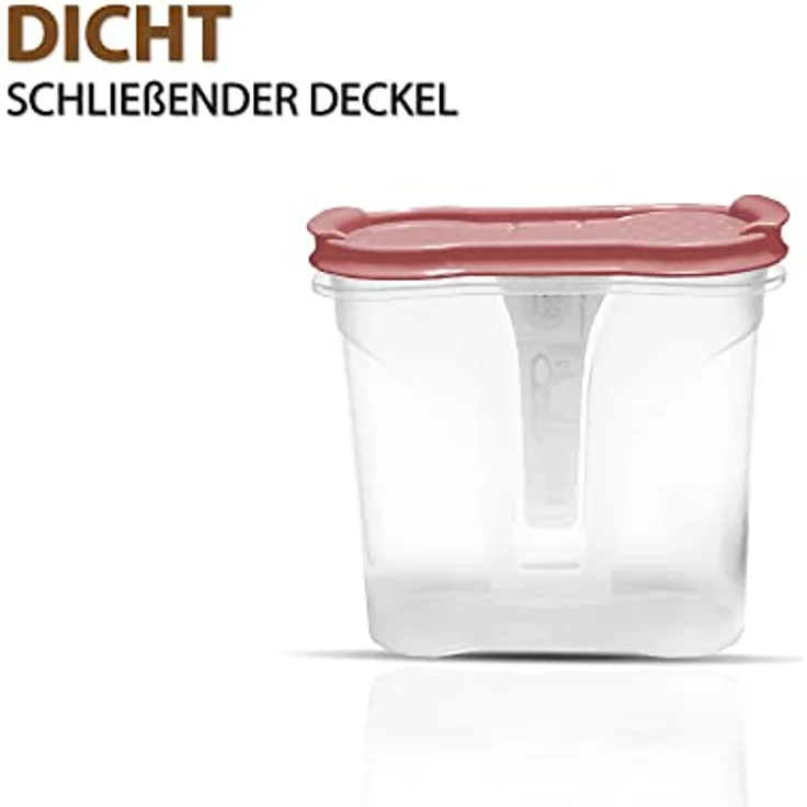 Bestlivings Gewürzdosen 300ml (1er Pack - Schwarz) Luftdichte Aufbewahrungsboxen aus BPA-freiem Kunststoff – Bild 5