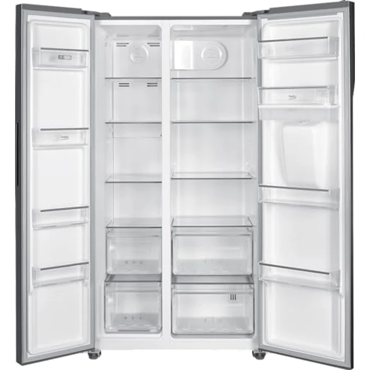 Beko GNO5322WDXPN Side-by-Side Kühlschrank mit Gefrierschrank, 532 l Gesamtvolumen, 347 l Kühlbereich, 185 l Gefrierbereich, NoFrost, Wasserspender, Edelstahl – Bild 3