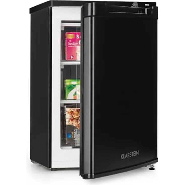 Klarstein Mini Gefrierschrank, Klein & Leise, Freistehender Gefrierschrank, 80L, Eiswürfelform & Eisschaber, Effiziente Gefrierschränke, Kompakter Freezer – Bild 1