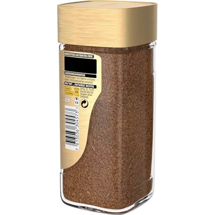 Nescafé Gold Entkoffeiniert, löslicher Bohnenkaffee aus erlesenen Kaffeebohnen, ohne Koffein, vollmundig und aromatisch, 1er Pack (1 x 100g) – Bild 3