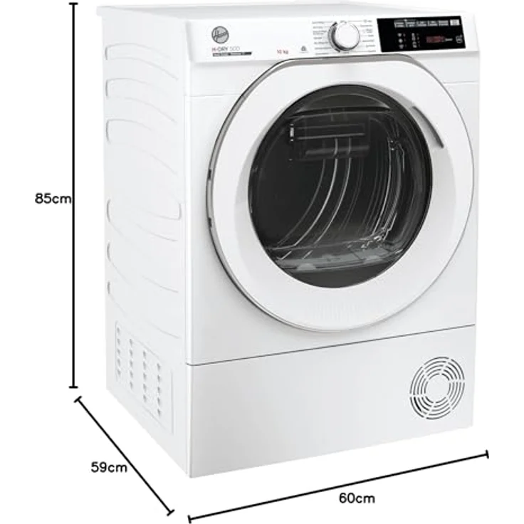 Hoover H-DRY 500 NDEH10A2TCBES-84 Wärmepumpentrockner, 10 kg, WiFi + Bluetooth, AquaVision-Kondenswasserbehälter, Deutsche Bedienblende – Bild 2