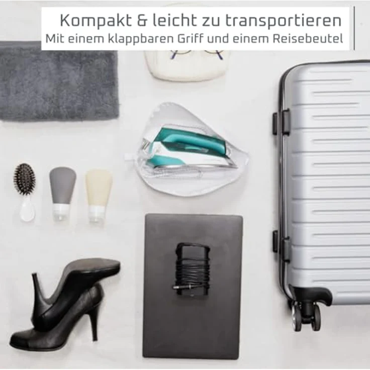 Rowenta Dampfbügeleisen First Class, 1000 W, klappbares Reiseformat, schnelles Aufheizen, Präzisionsbügelspitze, international einsetzbar – Bild 5