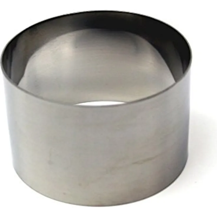 Küchenprofi Vorspeisenring im Display 18er, Edelstahl, Silber, 4 x 4 x 2 cm