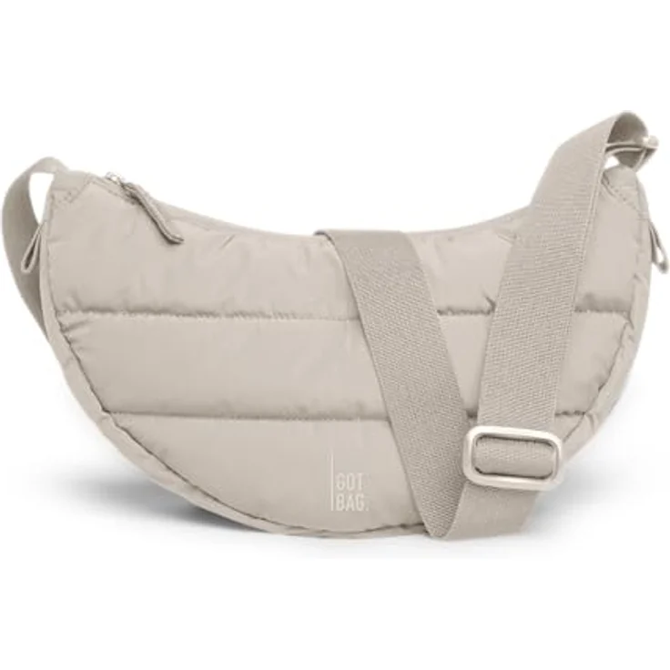 Got Bag Umhängetasche Puffer Moon Bag - Umhängetasche S 32 cm (scallop) - Nachhaltige Umhängetasche aus recycelten Fischernetzen mit gepolsterter Optik – Bild 2