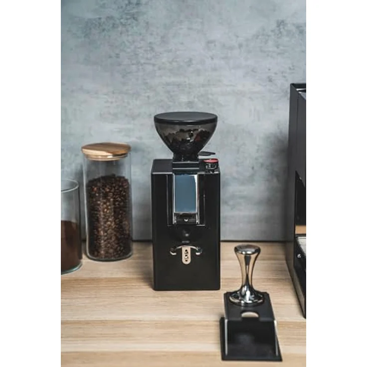 La Pavoni Kaffeemühle Nuovo Kube Mill nero, Elektrische Kaffeemühle mit verstellbarem Mahlgrad und manueller Funktion – Bild 5