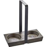 Gefu Menage X-Plosion - Salz- und Pfeffermühle Untersetzer für Gewürzmühle, Essigspender, Olivenölspender, Gewürzdose, mit Tragegriff, M