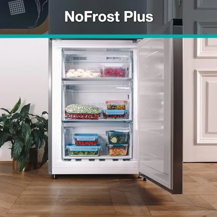 Gorenje NRK620CA2XL4 Kühl- und Gefrierkombination, freistehend, 331 Liter, Edelstahl, InverterCompressor, ExtraSilent – Bild 5