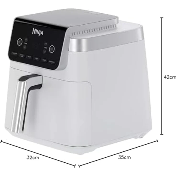 NINJA Fritteuse AF180EUWH Air Fryer MAX, Heißluftfritteuse mit 2000 Watt Leistung, weiß – Bild 5