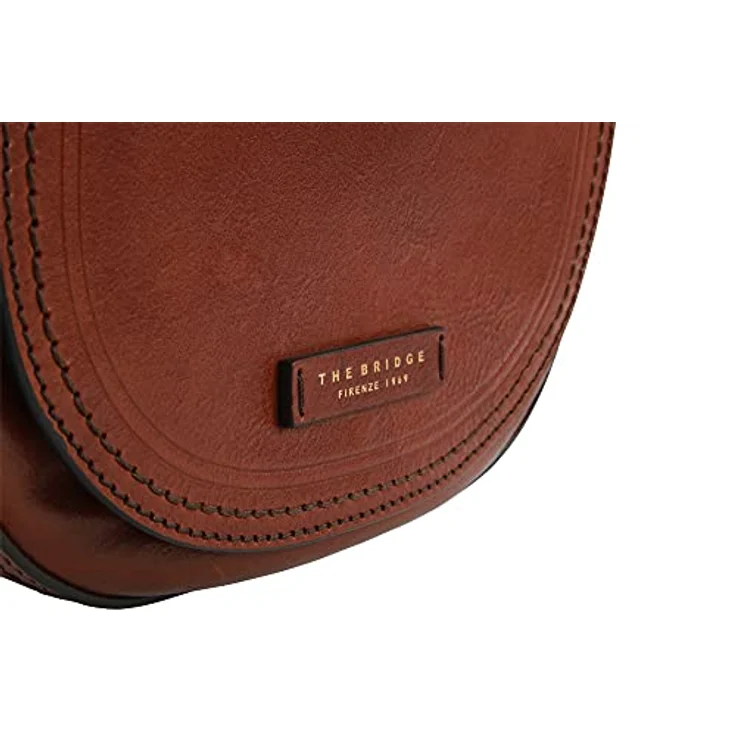 THE BRIDGE Umhängetasche Pearldistrict Satteltasche 1227, Saddle Bag, handmade Italian craftsmanship – Bild 5