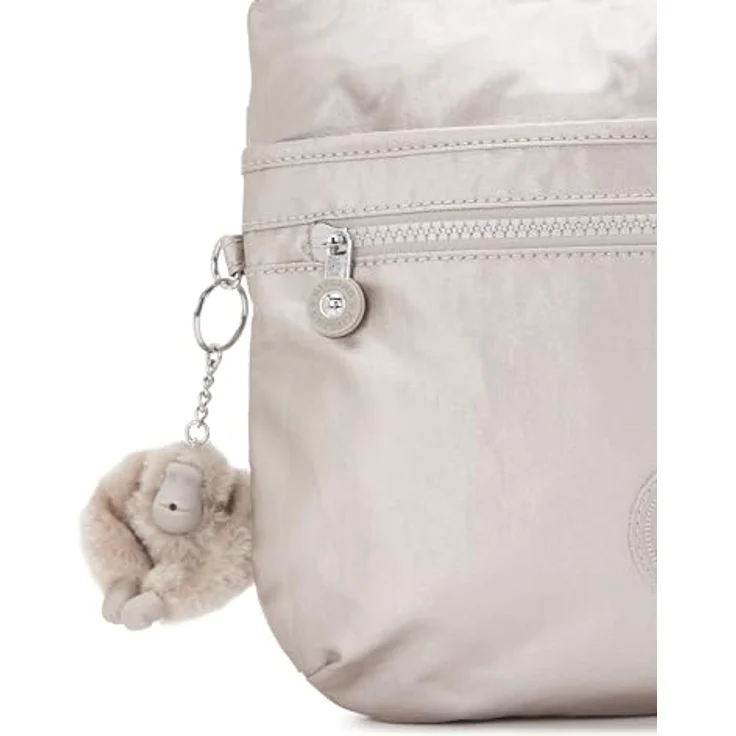 Kipling Classics Basic Plus Arto Umhängetasche, 24 cm, goldfarben, 100% Polyamid, metallic glow – Bild 4