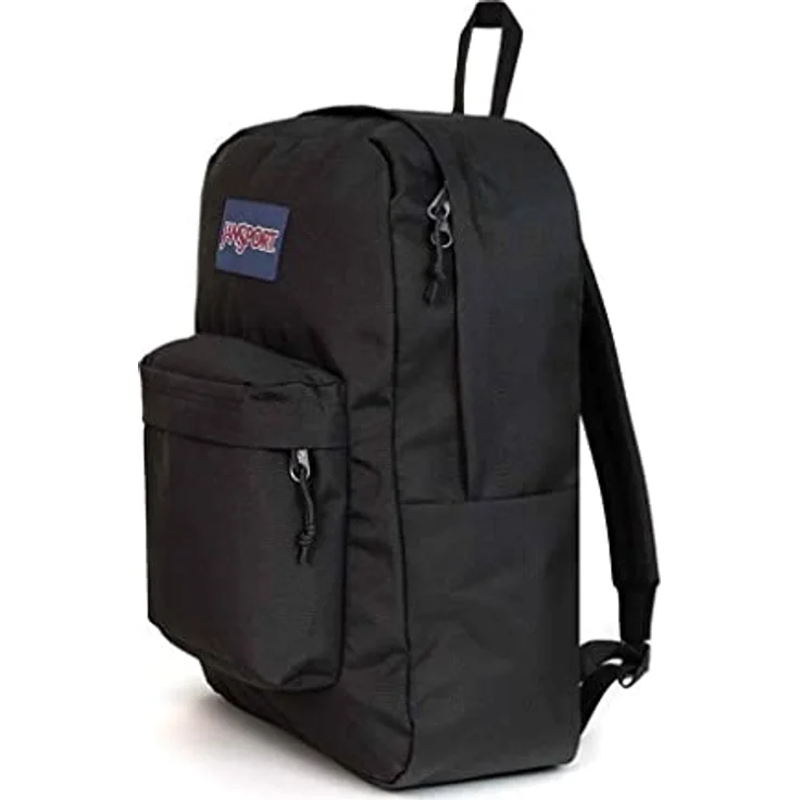 Jansport SuperBreak Plus, Freizeitrucksack mit Laptop-Innenfach und Trinkflaschentasche, schlichter Look – Bild 2