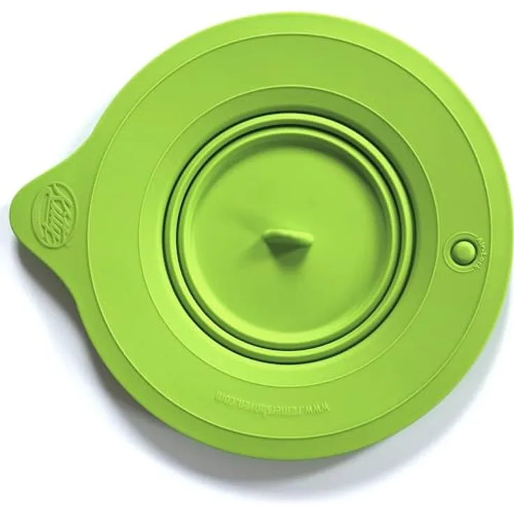 Kitty Professional Silikon Frischhaltedeckel Überzieher, spülmaschinenfest | Kompatibel mit Kitchen Aid mit Airlock-Ventil für 3l 4,3l 4,8l Rührschüsseln (limette)
